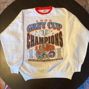 1994 BC Lions Grey Cup Champions Crewneck
